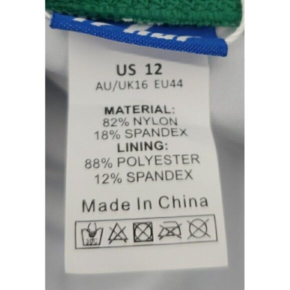 Hilor ARMY GREEN Shirred Tummy Control One Piece Swimsuit US 12 NWT - Picture 9 of 9